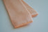 plain light blush pink skinny knitted tie